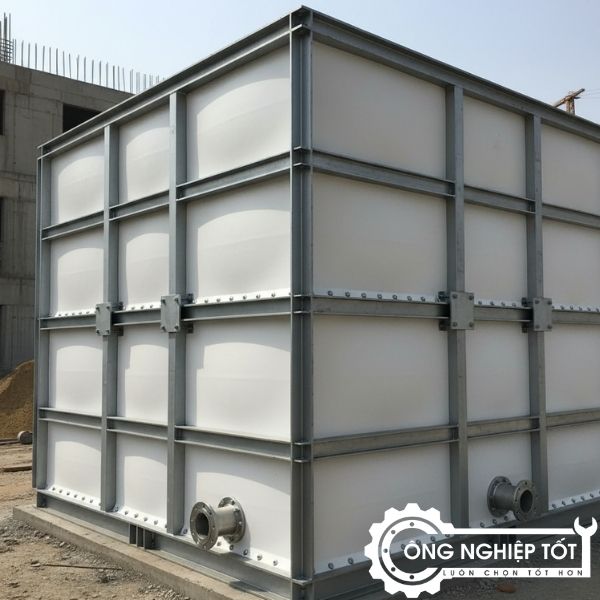 Bồn SMC lắp ghép 5m3 tại công trình